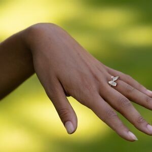 Bague Argent 925 Carte Guadeloupe 18*13mm Corps 1.2mm Taille 60
