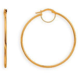 Créoles Or 750 43mm Tube 1.5mm