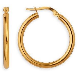 Créoles Or 750 45mm Lisse