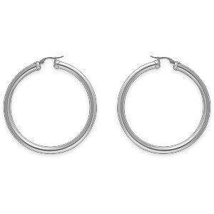 Créoles Acier 50mm Tube 5mm