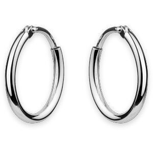 Créoles Or 750 Gris 14mm