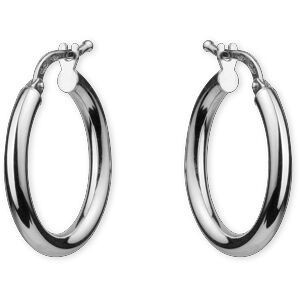 Créoles Or 750 Gris 21mm