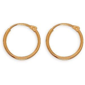 Créoles Or 375 14mm