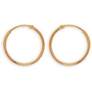 Créoles Or 375 16mm Tube 1mm