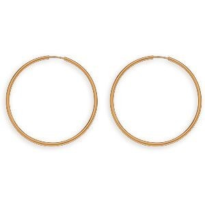 Créoles Or 375 50mm Tube 2mm