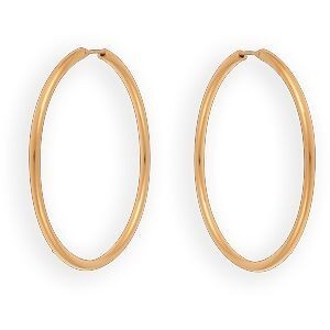 Créoles Or 375 50mm Tube 2.5mm