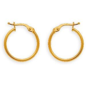 Créoles Or 375 18mm Tube 1.5mm