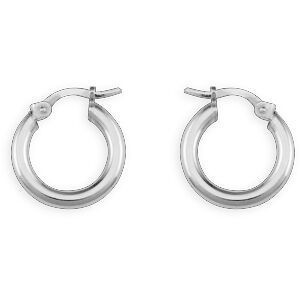Créoles Argent 925 15mm Tube 2.5mm