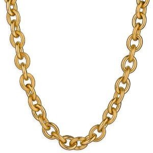 Collier Plaqué Or Maille Forçat Antillais 10mm 60cm