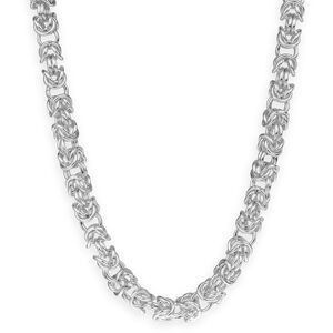 Collier Acier Maille Royale 9mm 50cm