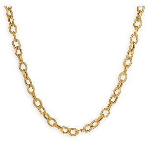 Collier Or 750 Maille Forçat Antillais 5mm 50cm