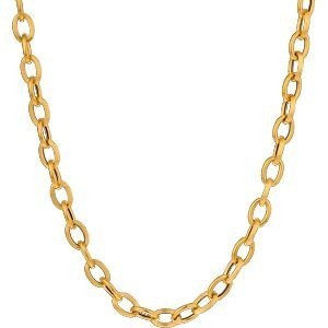 Collier Or 750 Maille Forçat Antillais 6mm 45cm