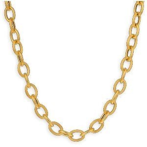 Collier Or 750 Maille Forçat Antillais 10mm 50cm