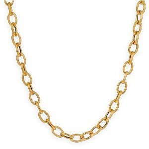 Collier Or 750 Maille Forçat Antillais 6mm 55cm