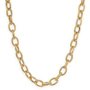 Collier Or 750 Maille Forçat Antillais 8mm 60cm