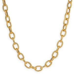 Collier Or 750 Maille Forçat Antillais 10mm 60cm