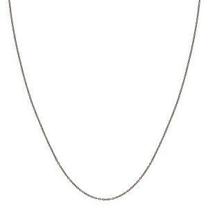 Collier Chaîne Or 375 Maille Forçat Miroir 0.9mm 45cm