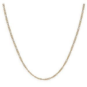 Collier Chaîne Or 375 Maille Cheval Alterné 1.3 Creux 2.3mm 45cm