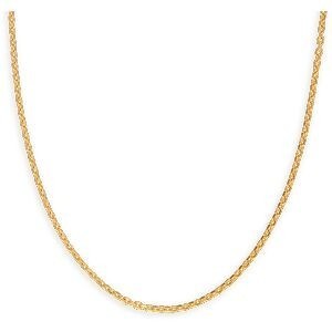 Collier Chaîne Plaqué Or Maille Forçat Limé 1.9mm 50cm