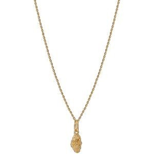 Collier Plaqué Or Pépite 8*13mm 40  à 45cm