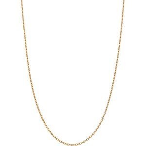 Collier Chaîne Plaqué Or Maille Forçat Limé 1.1mm 40cm