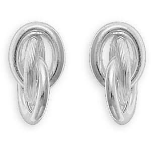 Boucles D'oreilles Argent 925 Nœud Forçat Antillais 8*14mm