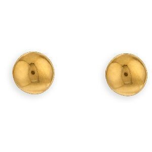 Boucles D'oreilles Or 750 Boule 5mm