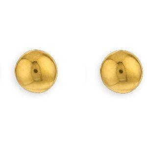 Boucles D'oreilles Or 750 Boule 6mm