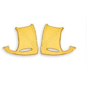 Boucles D'oreilles Or 375 Yole 7*7mm