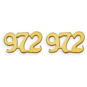 Boucles D'oreilles Or 375 972 8*5mm