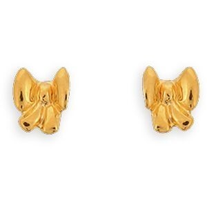 Boucles D'oreilles Or 375 Nœud Ruban 6*5.5mm