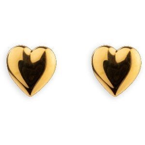 Boucles D'oreilles Or 375 Cœur 7.5*8mm