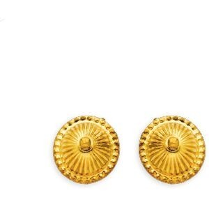 Boucles D'oreilles Or 750 Chou 8mm
