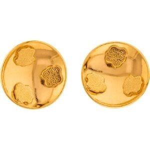 Boucles D'oreilles Or 750 Batée 12mm