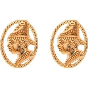 Boucles D'oreilles Plaqué Or Cayennaise 14*18mm