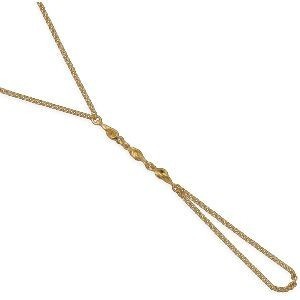 Chaîne Main Plaqué Or 20cm Nœud Forçat Antillais 5mm