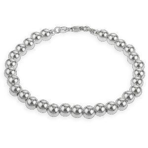 Bracelet Argent 925 Boules 6mm 19cm