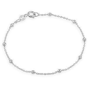 Bracelet Argent 925 1.2mm Boules 2.5mm 19cm