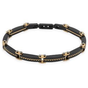 Bracelet Acier Bicolore 5mm 20  à 21cm