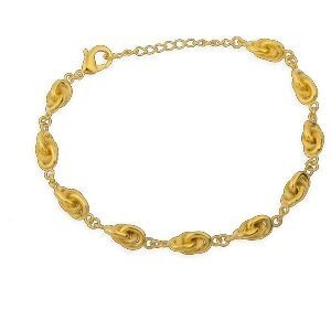 Bracelet Plaqué Or Maille Forçat 7mm 19.5  à 24cm