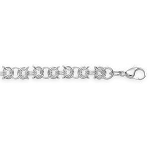 Bracelet Acier Maille Royale 9mm 19cm