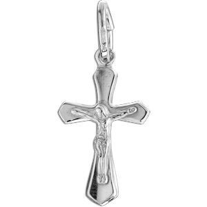 Croix Christ Argent 925 12*29mm Avec Bélière