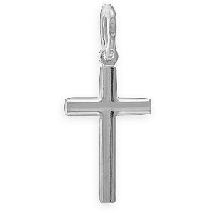 Croix Argent 925 13*32mm Avec Bélière