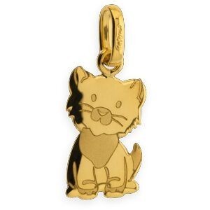 Pendentif Or 750 Chaton 7*18mm Avec Bélière
