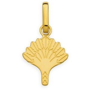Pendentif Or 375 Arbre du Voyageur 8*16mm Avec Bélière