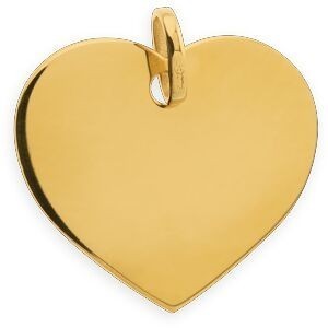 Pendentif Or 375 Cœur 19*19mm Avec Bélière