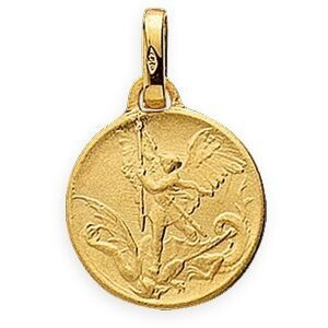 Médaille Or 375 Saint Michel  11*17mm Avec Bélière
