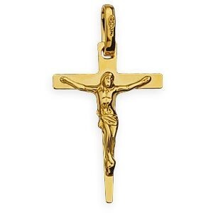 Croix Christ Or 375 12.95*23mm Avec Bélière
