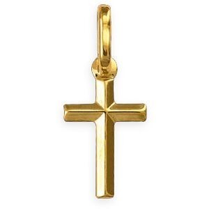 Croix Or 375 6*13mm Avec Bélière