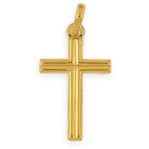 Croix Or 375 9*18mm Avec Bélière